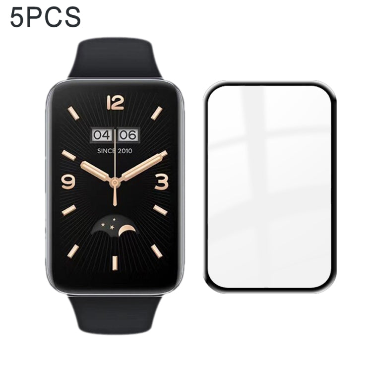 For Xiaomi Mi Band 7 Ppro 3D Composite Hot Bending Screen Film Protector, 1 PC, 5 PCS