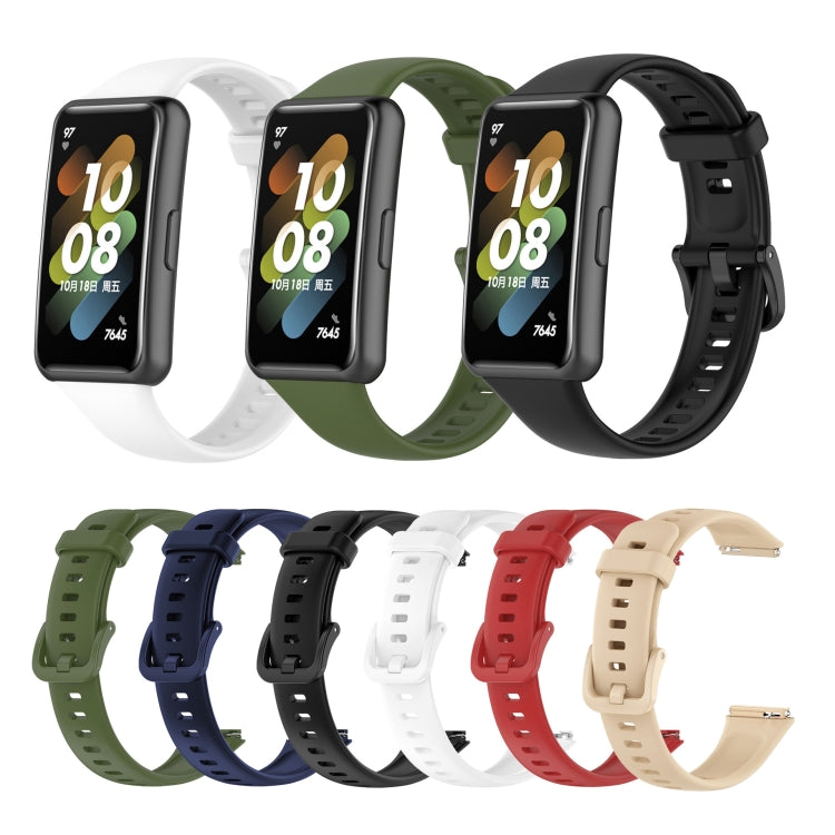 Silicone Watch Band, For Huawei Band 7