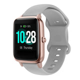 For Xiaomi Haylou Smart Watch LS01 19mm Butterfly Buckle Silicone Watch Band