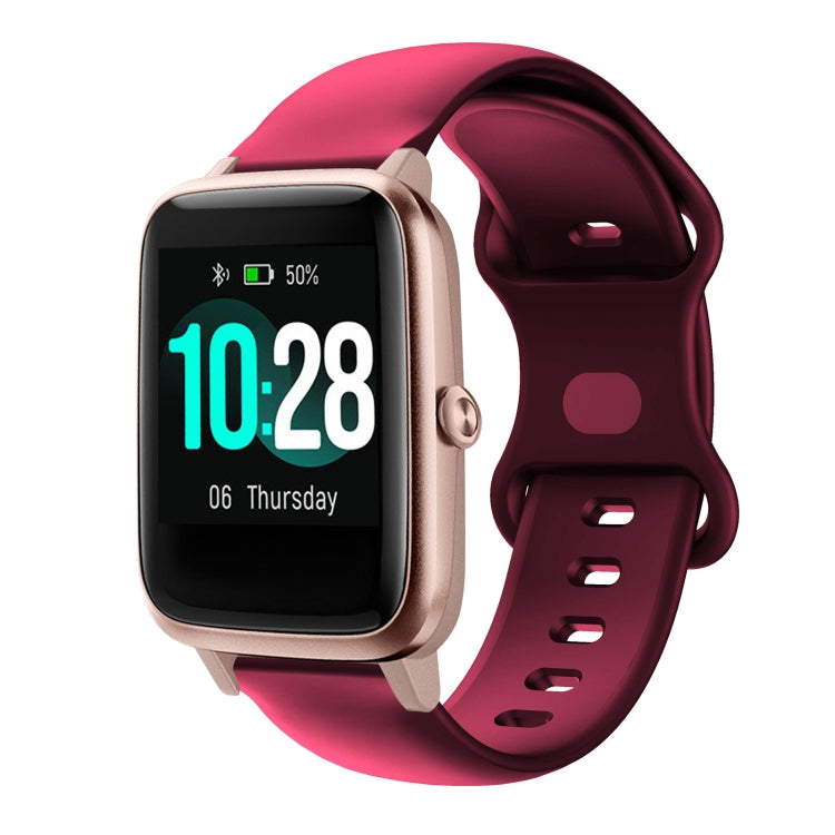 For Xiaomi Haylou Smart Watch LS01 19mm Butterfly Buckle Silicone Watch Band