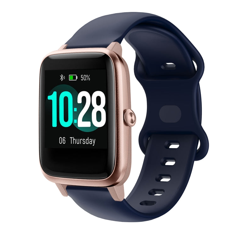 For Xiaomi Haylou Smart Watch LS01 19mm Butterfly Buckle Silicone Watch Band