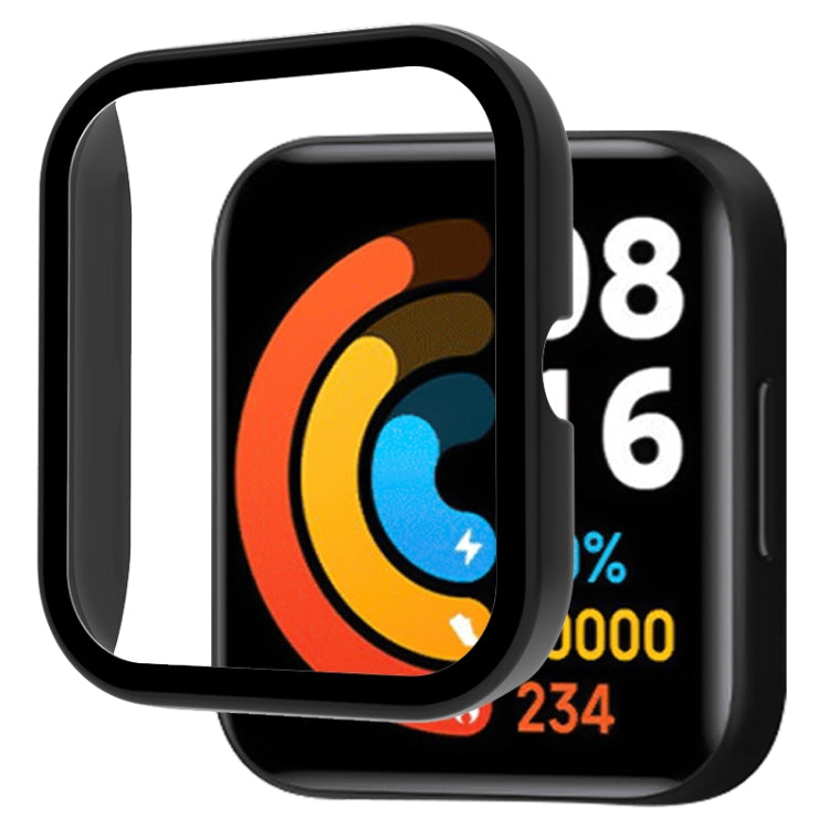 For Xiaomi Haylou Solar LS02 PC+ Toughened Film Fully Enclosed Protective Watch Case