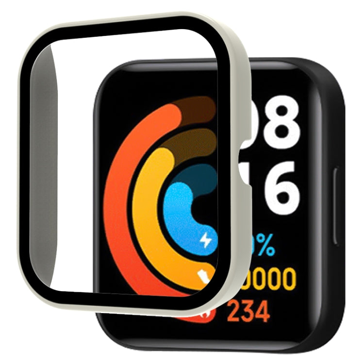 For Xiaomi Haylou Solar LS02 PC+ Toughened Film Fully Enclosed Protective Watch Case