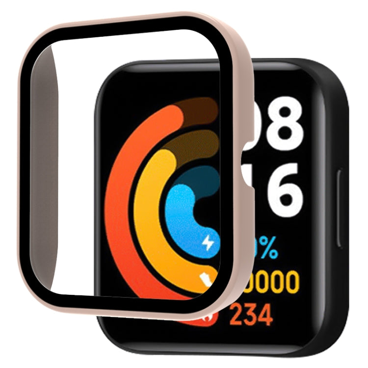 For Xiaomi Haylou Solar LS02 PC+ Toughened Film Fully Enclosed Protective Watch Case