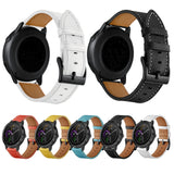 20mmFirst Layer Leather Sewing Thread Watch Band, For Huawei Watch GT3 Pro 43mm / 46mm