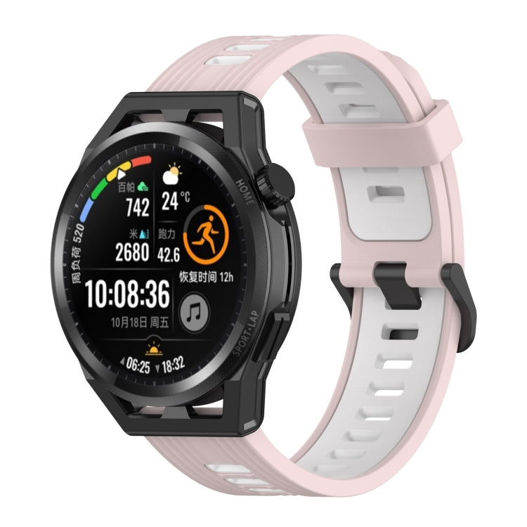 22mm Stripe Two-color Silicone Watch Band, For Honor Watch GS 3