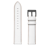 22mm Cowhide Leather Sewing Thread Watch Band, For Honor Watch GS 3