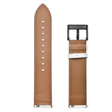 22mm Cowhide Leather Sewing Thread Watch Band, For Honor Watch GS 3