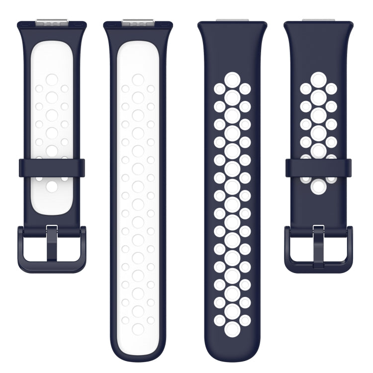 For Huawei Watch Fit 2 Two-Color Breathable Silicone Watch Band