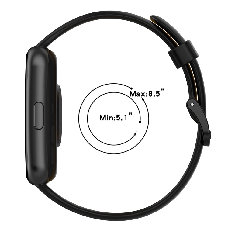 For Huawei Watch Fit 2 Two-Color Breathable Silicone Watch Band