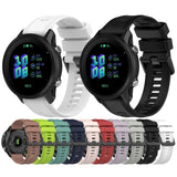 22mm Silicone Twill Watch Band, For Garmin Forerunner 955