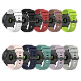 22mm Silicone Twill Watch Band, For Garmin Forerunner 955