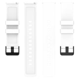 20mm Step Silicone Strap Stainless Steel Black Buckle, For Amazfit Bip 3