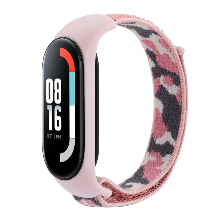 Nylon Loop Integrated Camo Woven Strap, For Xiaomi Mi Band 5/6/7