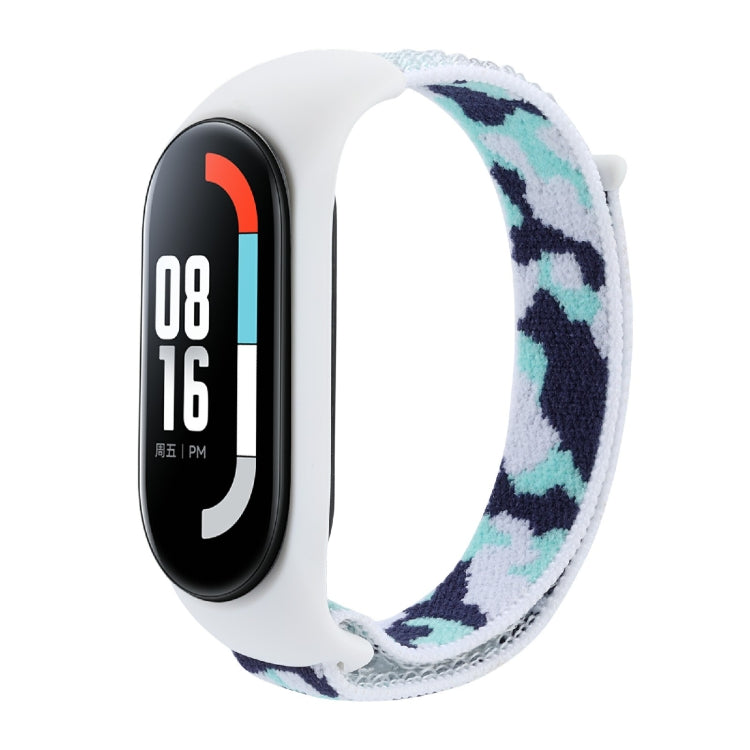 Nylon Loop Integrated Camo Woven Strap, For Xiaomi Mi Band 5/6/7