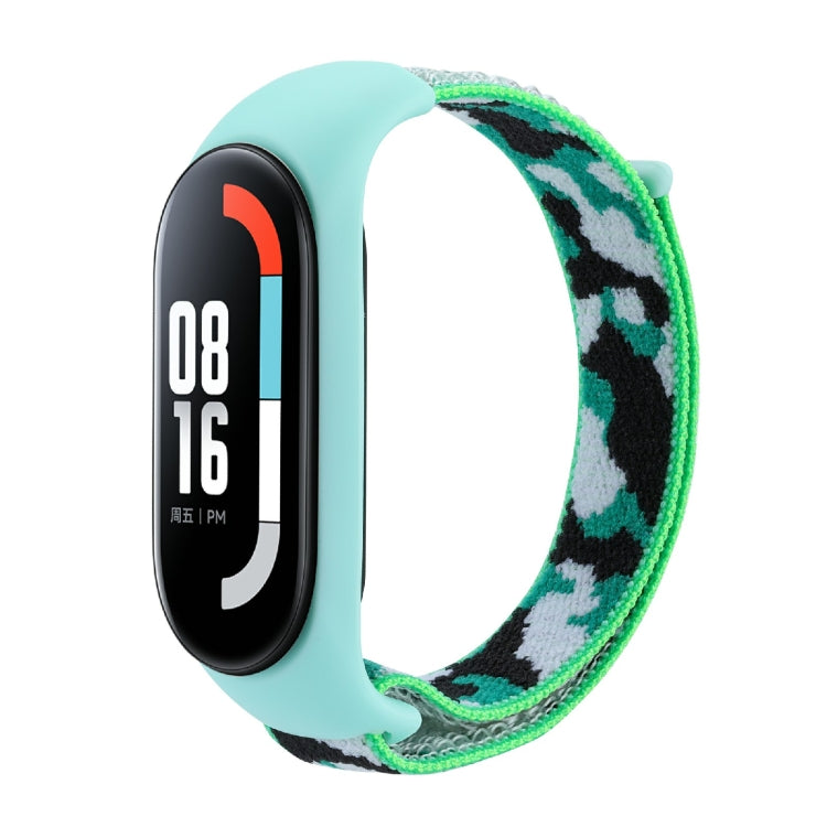Nylon Loop Integrated Camo Woven Strap, For Xiaomi Mi Band 5/6/7