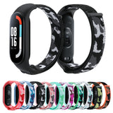 Nylon Loop Integrated Camo Woven Strap, For Xiaomi Mi Band 5/6/7