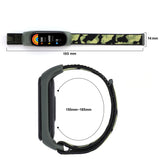 Nylon Loop Integrated Camo Woven Strap, For Xiaomi Mi Band 5/6/7