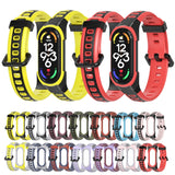 MIJOBS Unibody Two-color Silicone Watch Band, For Xiaomi Mi Band 7 / 7 NFC