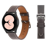 Plain Weave Leather Watch Band, For Samsung Galaxy Watch5 Pro 45mm/5 44mm/5 40mm