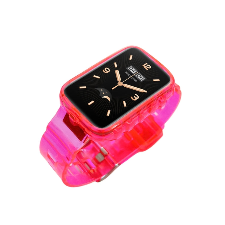 Integrated Transparent Silicone Watch Band, For Xiaomi Mi Band 7 Pro