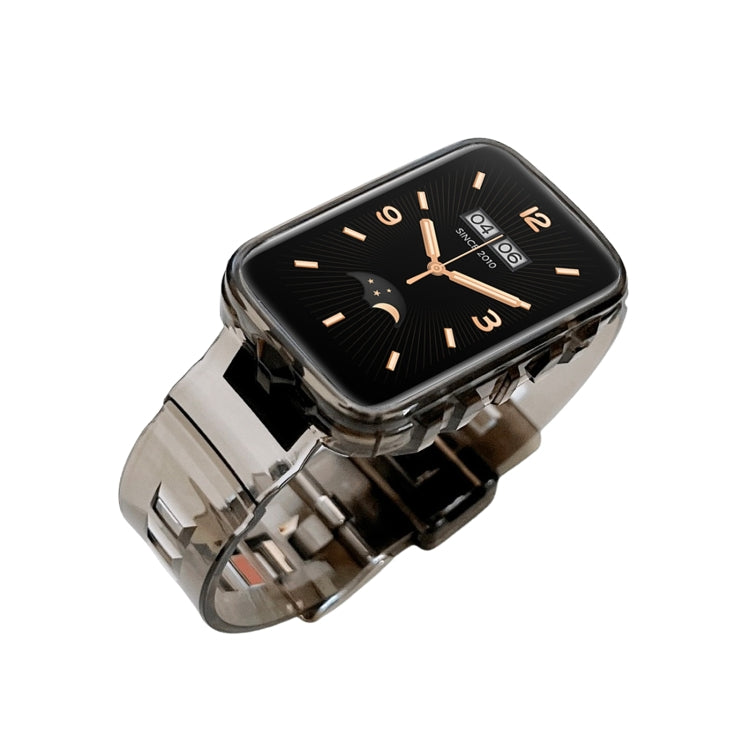 Integrated Transparent Silicone Watch Band, For Xiaomi Mi Band 7 Pro