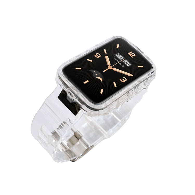 Integrated Transparent Silicone Watch Band, For Xiaomi Mi Band 7 Pro