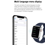 W17 Pro Max 1.9 inch Bluetooth Call Message Reminder Silicone Smart Watch