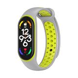 Two-color Silicone Watch Band, For Xiaomi Mi Band 7