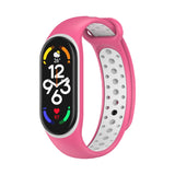 Two-color Silicone Watch Band, For Xiaomi Mi Band 7