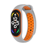 Two-color Silicone Watch Band, For Xiaomi Mi Band 7