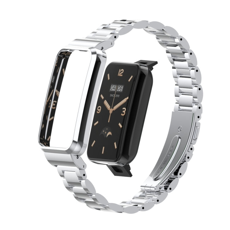 Three-Bead Metal Watch Band, For Xiaomi Mi Band 7 Pro