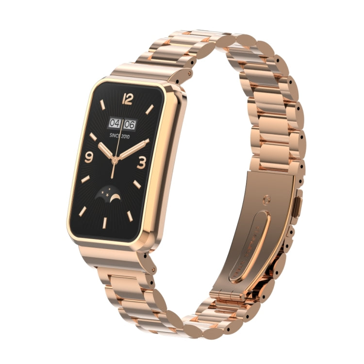Three-Bead Metal Watch Band, For Xiaomi Mi Band 7 Pro