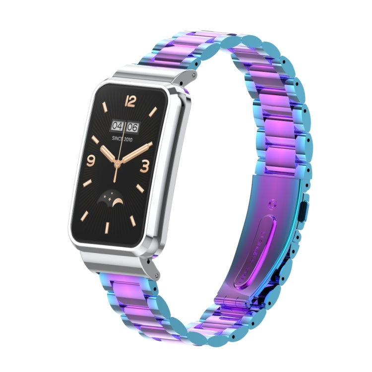 Three-Bead Metal Watch Band, For Xiaomi Mi Band 7 Pro