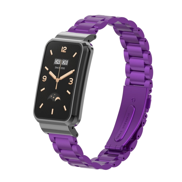 Three-Bead Metal Watch Band, For Xiaomi Mi Band 7 Pro