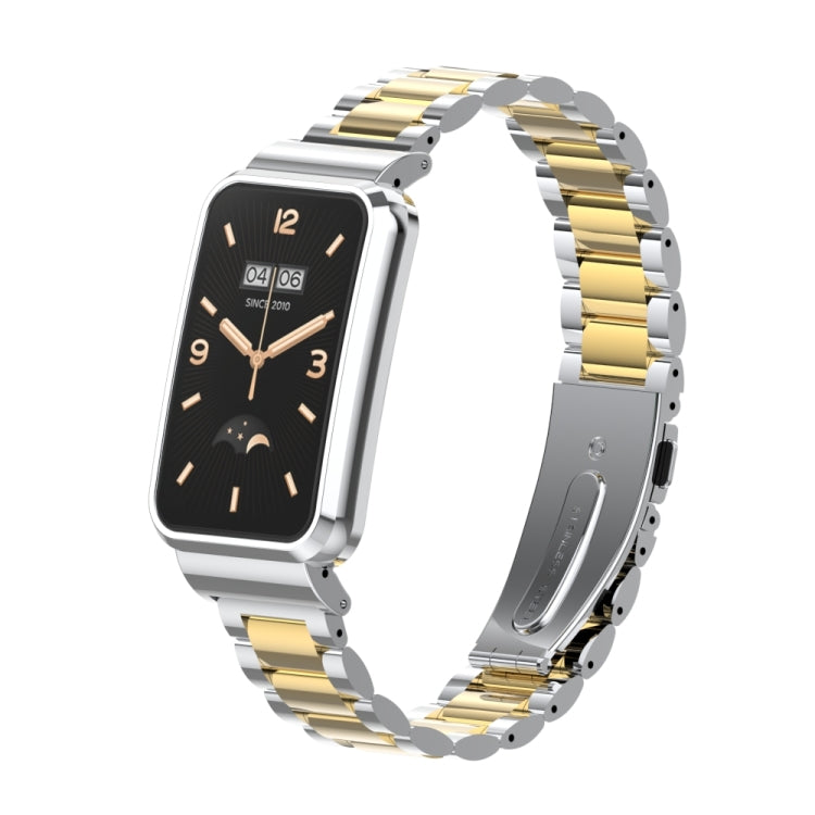 Three-Bead Metal Watch Band, For Xiaomi Mi Band 7 Pro