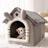 House Type Universal Removable and Washable Pet Dog Cat Bed Pet Supplies, L