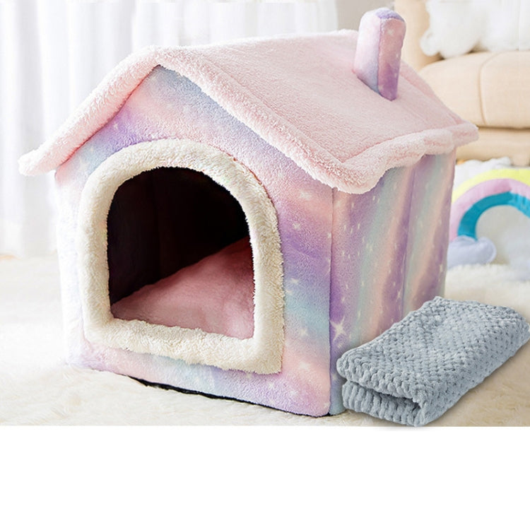 House Type Universal Removable and Washable Pet Dog Cat Bed Pet Supplies, L