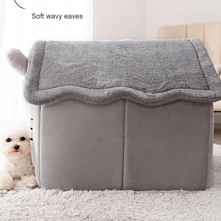 House Type Universal Removable and Washable Pet Dog Cat Bed Pet Supplies, L