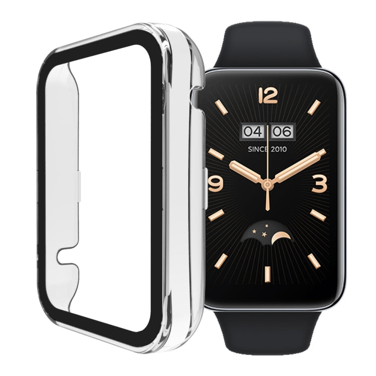 PC + Tempered Glass Integrated Watch Case, For Xiaomi Mi Band 7 Pro