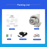 Sricam SP008C 5MP 10X Zoom IP66 Waterproof CCTV WiFi IP Camera Monitor, US Plug, EU Plug, UK Plug, AU Plug