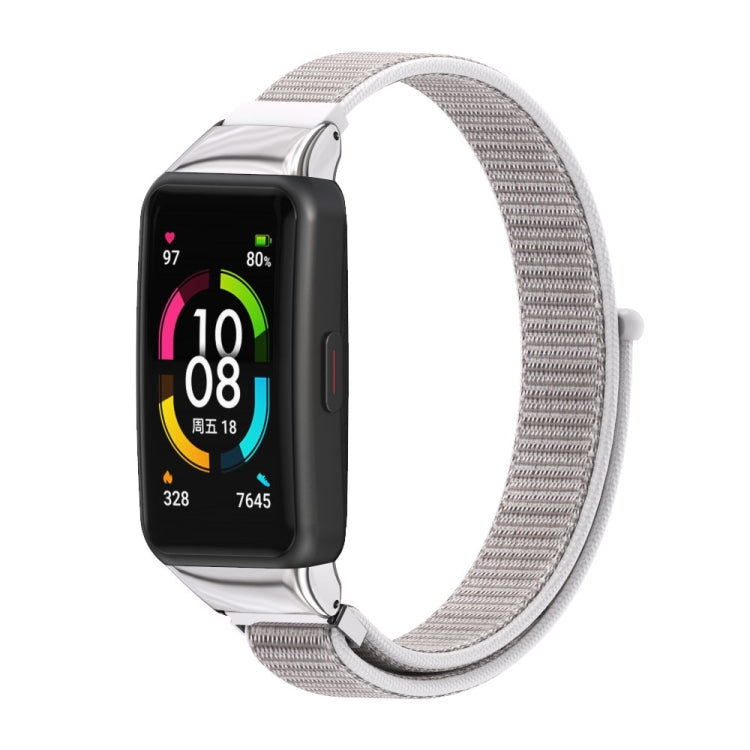 Mijobs Breathable Nylon Watch Band, For Huawei Band 6 / Honor Band 6