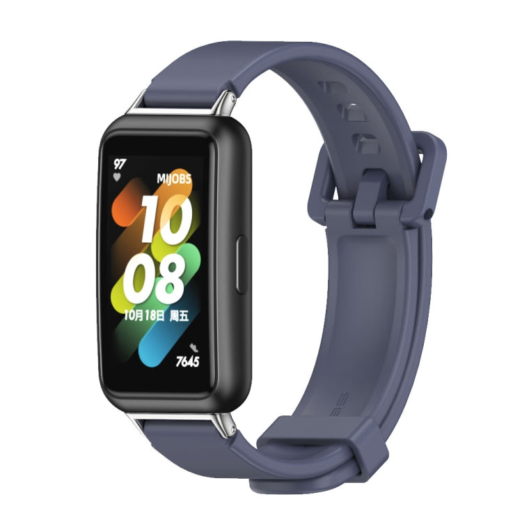 MIJOBS Breathable Silicone Watch Band, For Huawei Band 7 / 7 NFC