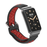 Silicone Metal Frame Watch Band, For Xiaomi Mi Band 7 Pro