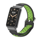 Silicone Metal Frame Watch Band, For Xiaomi Mi Band 7 Pro
