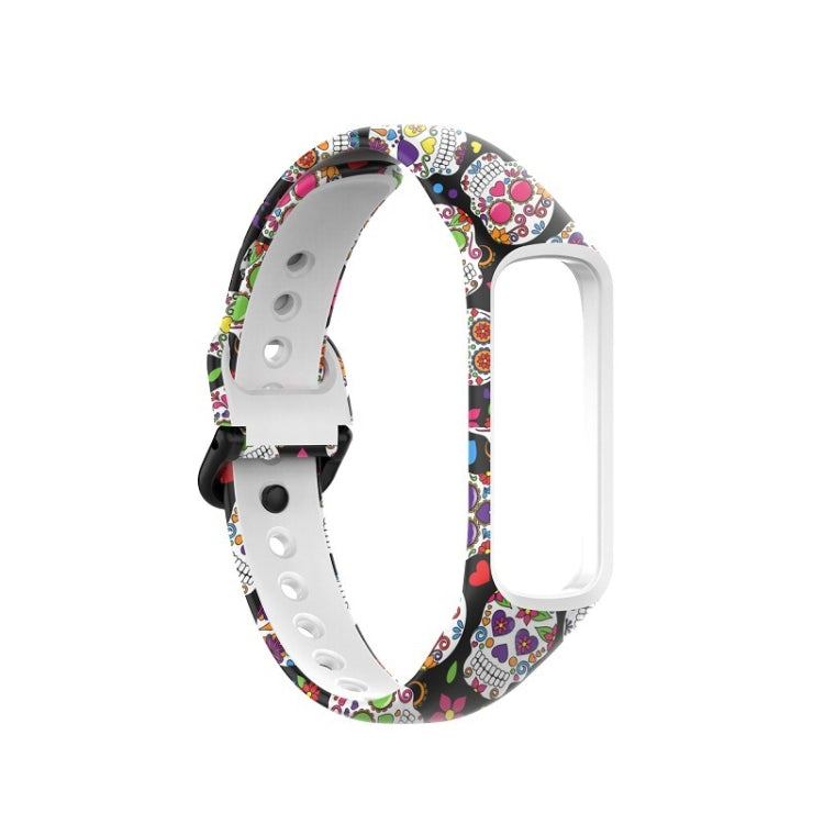 SM-R220 Silicone Printing Watch Band, For Samsung Galaxy Fit 2