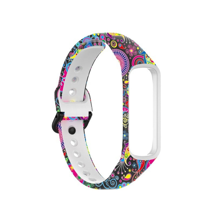SM-R220 Silicone Printing Watch Band, For Samsung Galaxy Fit 2