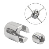 316 Stainless Steel Garden Wire Rope Cross Fixed Clip, M8x2, M10x3, M12x4, M12x5, M12x6, M16x8