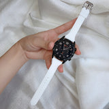 Universal T-buckle Silicone Watch Band, 20mm, 22mm