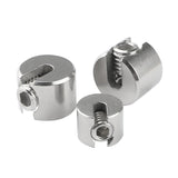 316 Stainless Steel Garden Wire Rope Fixed Clip, 2 PCS M4x2, 2 PCS M8x3, 2 PCS M8x4, 2 PCS M10x5, 2 PCS M10x6